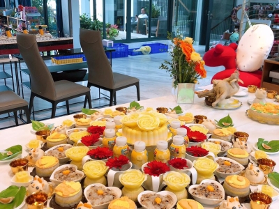 Mâm cúng Mụ cao cấp cho  Bé SUTIN con Anh Cường Dolla