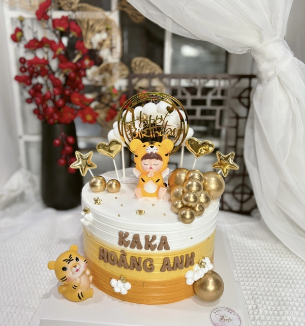 Bánh Kem Trang Trí Phụ Kiện Bé Trai