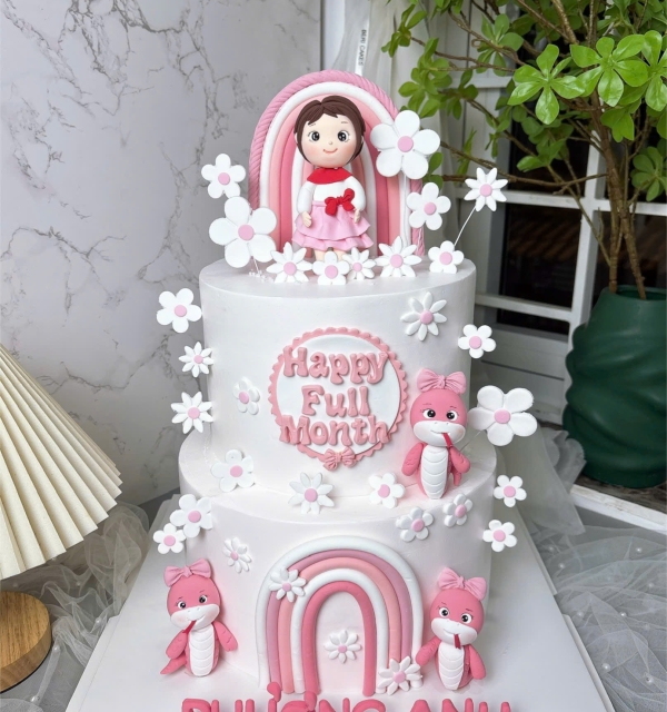 Bánh Kem Tạo Hình Bé Gái