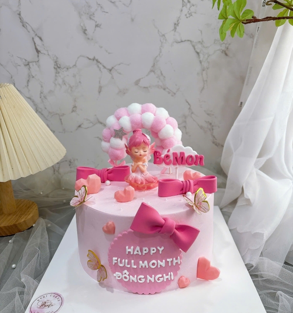 Bánh Kem Trang Trí Phụ Kiện Bé Gái 