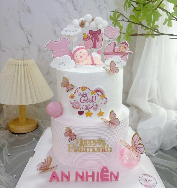 Bánh Kem Tạo Hình Bé Gái