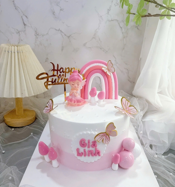 Bánh Kem Trang Trí Phụ Kiện Bé Gái 