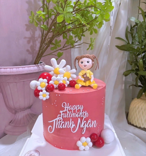 Bánh Kem Tạo Hình Bé Gái