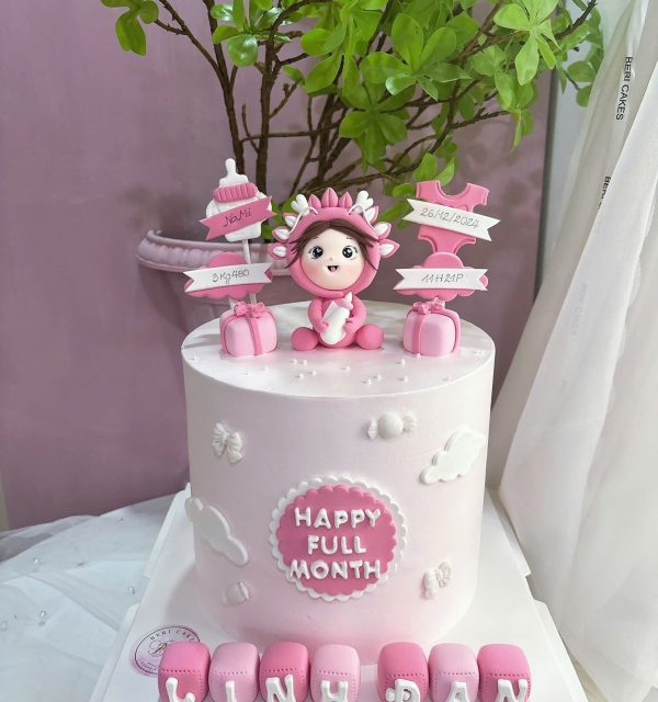 Bánh Kem Tạo Hình Bé Gái