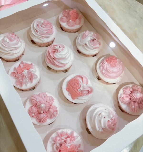 Set Cupcakes-Donuts-Bánh đậu xanh trái cây 
