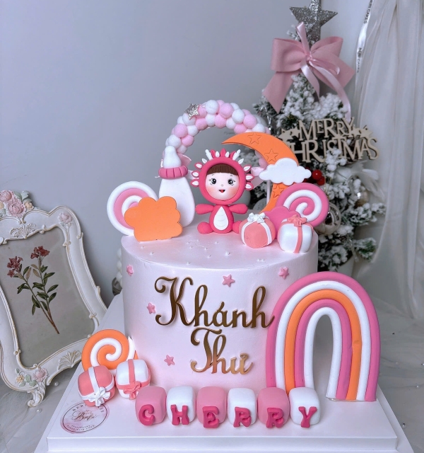 Bánh Kem Tạo Hình Bé Gái