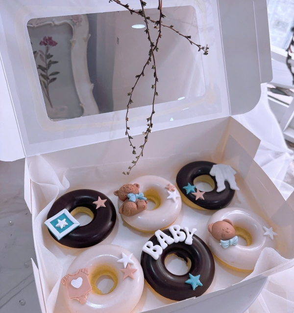Set Cupcakes-Donuts-Bánh đậu xanh trái cây 