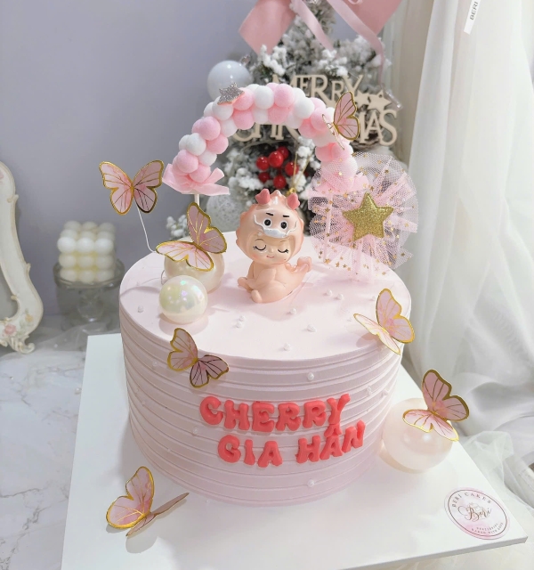 Bánh Kem Trang Trí Phụ Kiện Bé Gái 