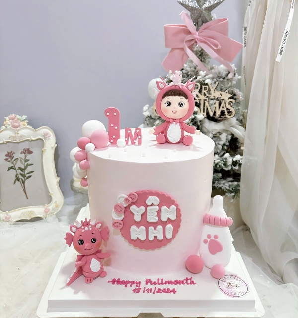 Bánh Kem Tạo Hình Bé Gái