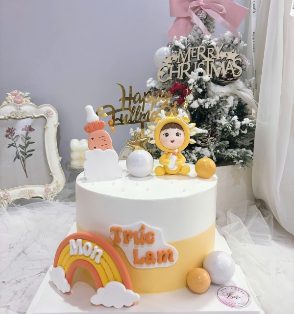 Bánh Kem Tạo Hình Bé Gái