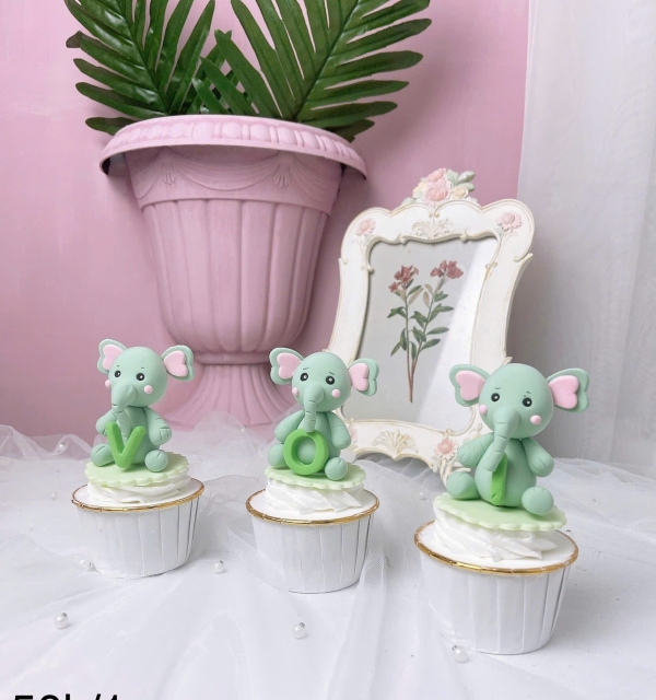 Set Cupcakes-Donuts-Bánh đậu xanh trái cây 