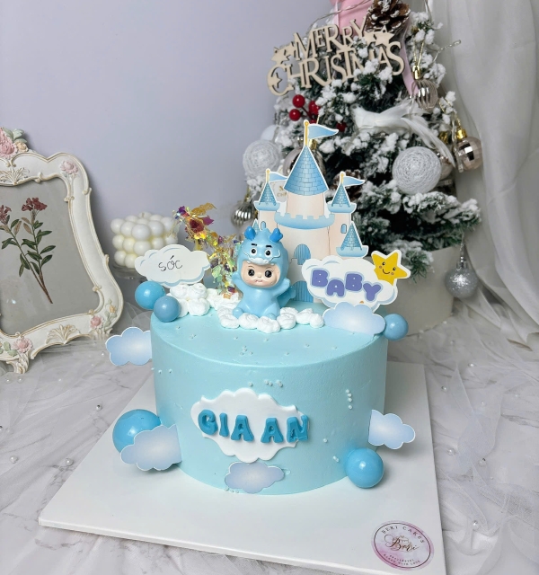 Bánh Kem Trang Trí Phụ Kiện Bé Trai