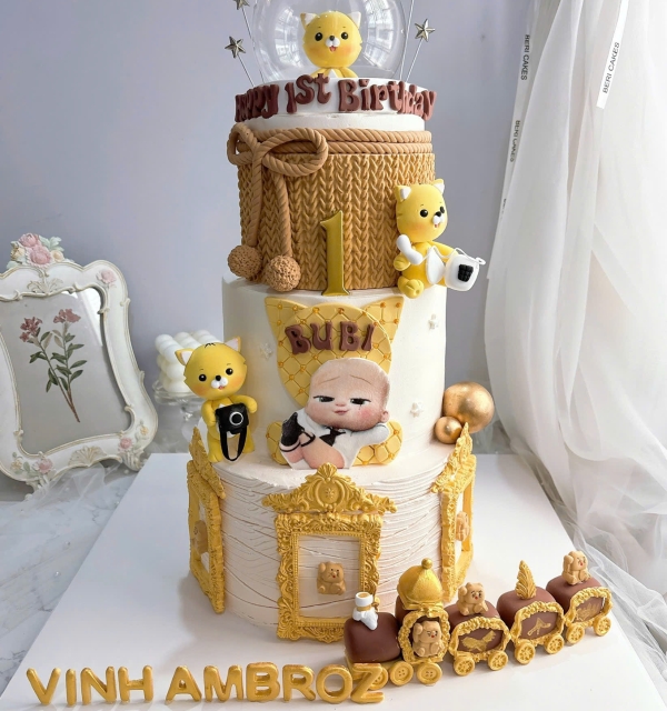 Bánh Kem Tạo Hình Bé Trai