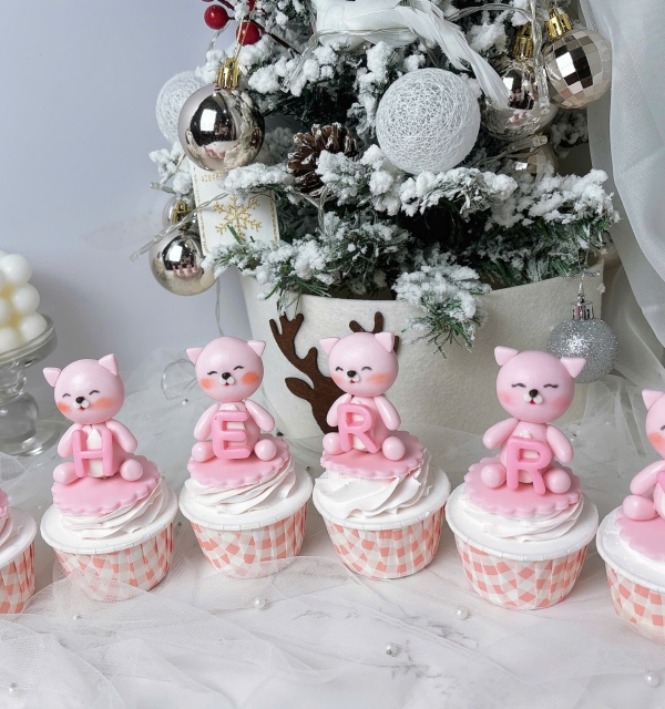 Set Cupcakes-Donuts-Bánh đậu xanh trái cây 