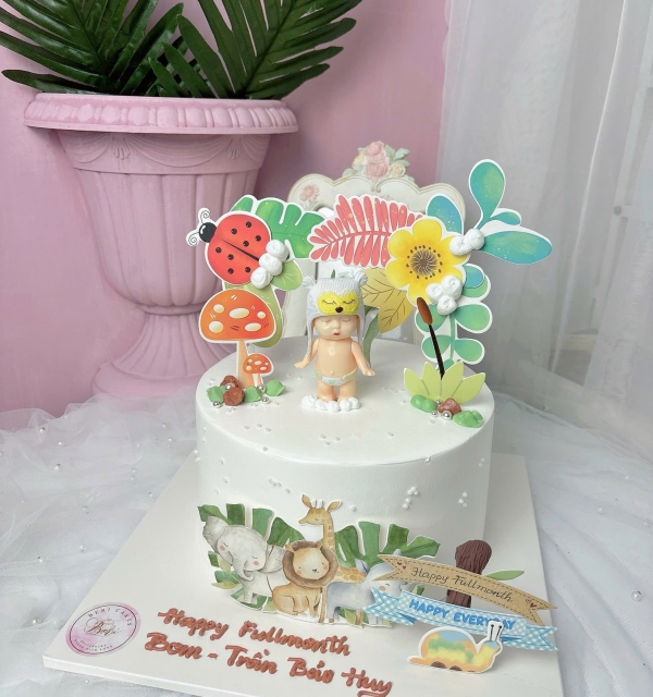 Bánh Kem Trang Trí Phụ Kiện Bé Trai