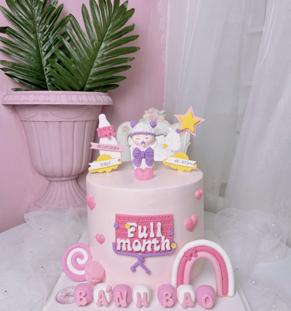Bánh Kem Tạo Hình Bé Gái