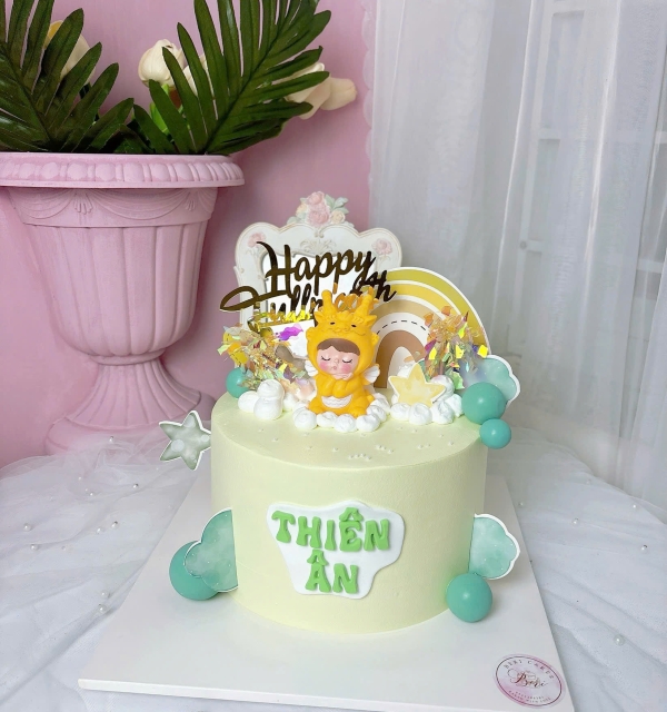 Bánh Kem Trang Trí Phụ Kiện Bé Trai