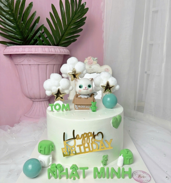Bánh Kem Trang Trí Phụ Kiện Bé Trai