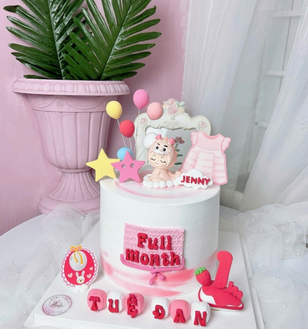 Bánh Kem Tạo Hình Bé Gái