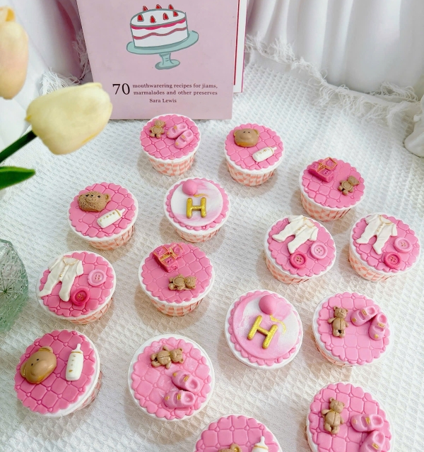 Set Cupcakes-Donuts-Bánh đậu xanh trái cây 