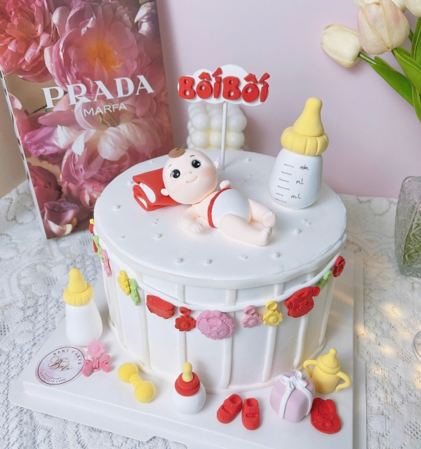 Bánh Kem Tạo Hình Bé Gái
