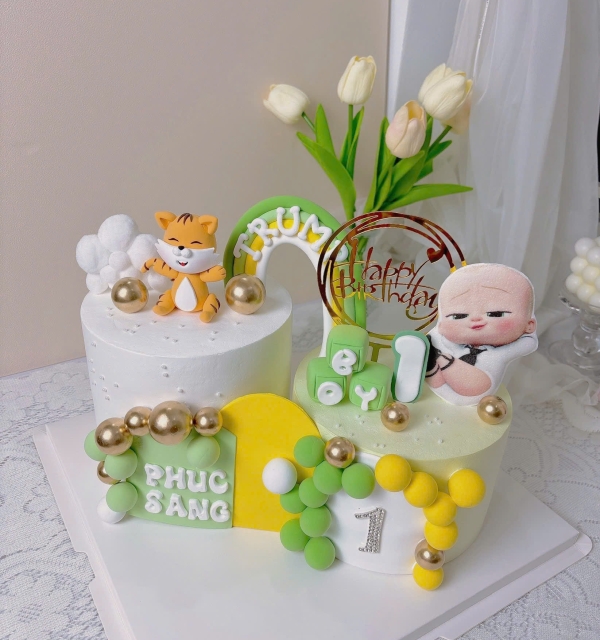Bánh Kem Tạo Hình Bé Trai