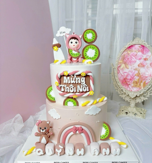 Bánh Kem Tạo Hình Bé Gái