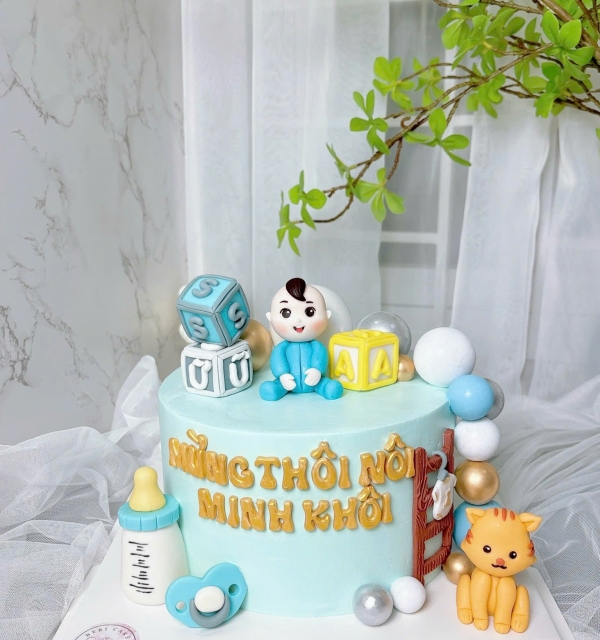Bánh Kem Tạo Hình Bé Trai