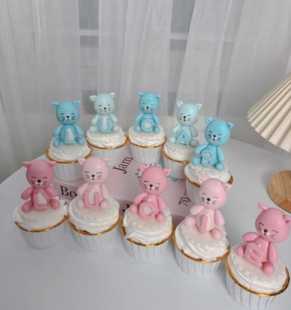 Set Cupcakes-Donuts-Bánh đậu xanh trái cây 
