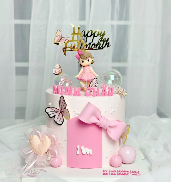 Bánh Kem Tạo Hình Bé Gái