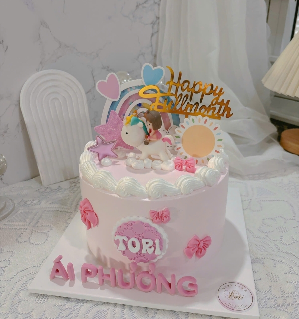 Bánh Kem Trang Trí Phụ Kiện Bé Gái 