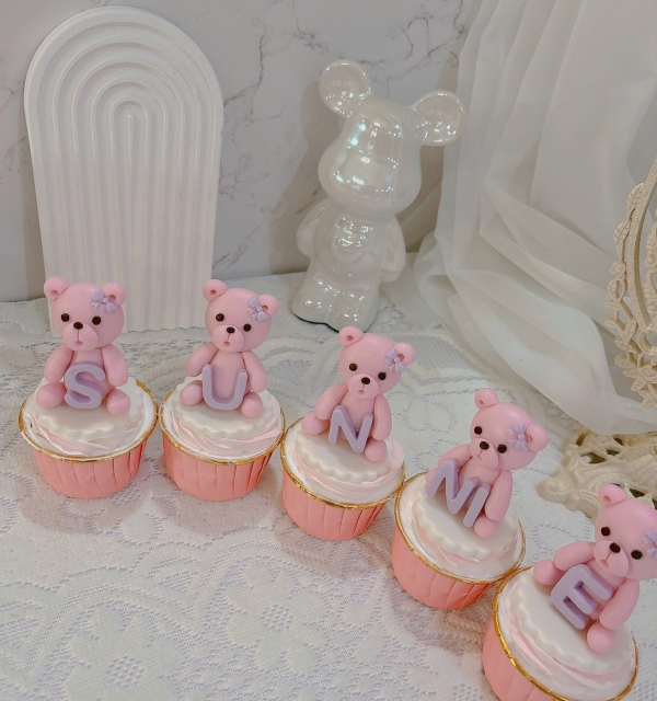Set Cupcakes-Donuts-Bánh đậu xanh trái cây 