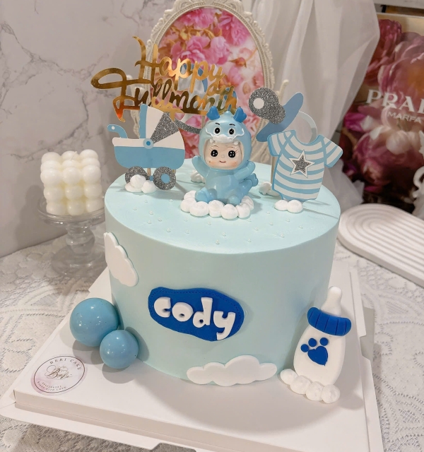 Bánh Kem Trang Trí Phụ Kiện Bé Trai