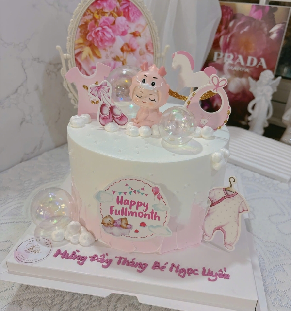 Bánh Kem Trang Trí Phụ Kiện Bé Gái 