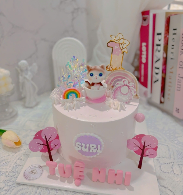 Bánh Kem Trang Trí Phụ Kiện Bé Gái 