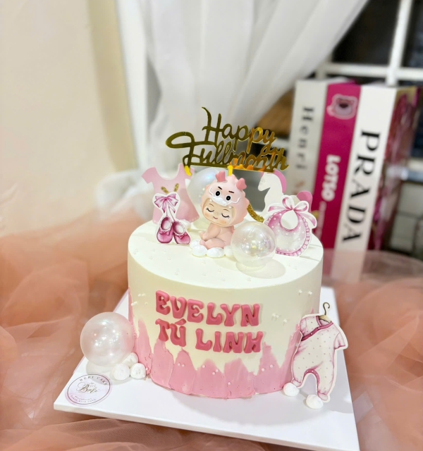 Bánh Kem Trang Trí Phụ Kiện Bé Gái 