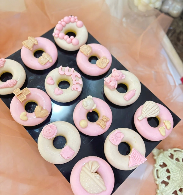 Set Cupcakes-Donuts-Bánh đậu xanh trái cây 