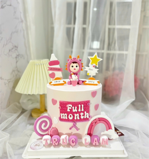 Bánh Kem Tạo Hình Bé Gái