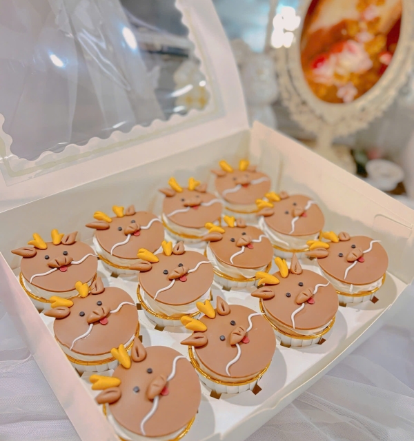 Set Cupcakes-Donuts-Bánh đậu xanh trái cây 