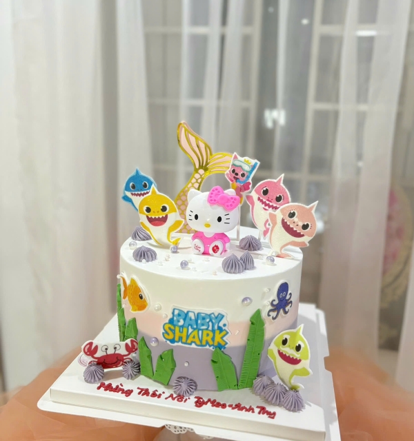 Bánh Kem Trang Trí Phụ Kiện Bé Gái 