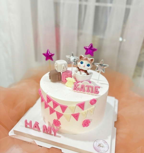 Bánh Kem Trang Trí Phụ Kiện Bé Gái 