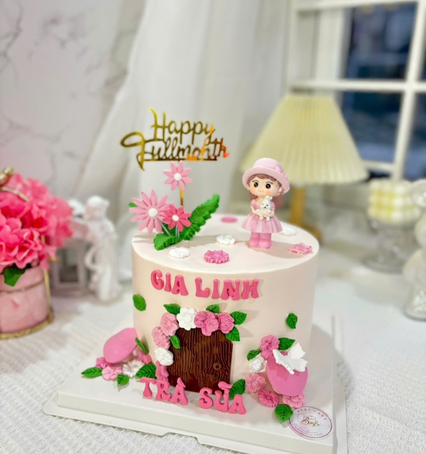 Bánh Kem Trang Trí Phụ Kiện Bé Gái 