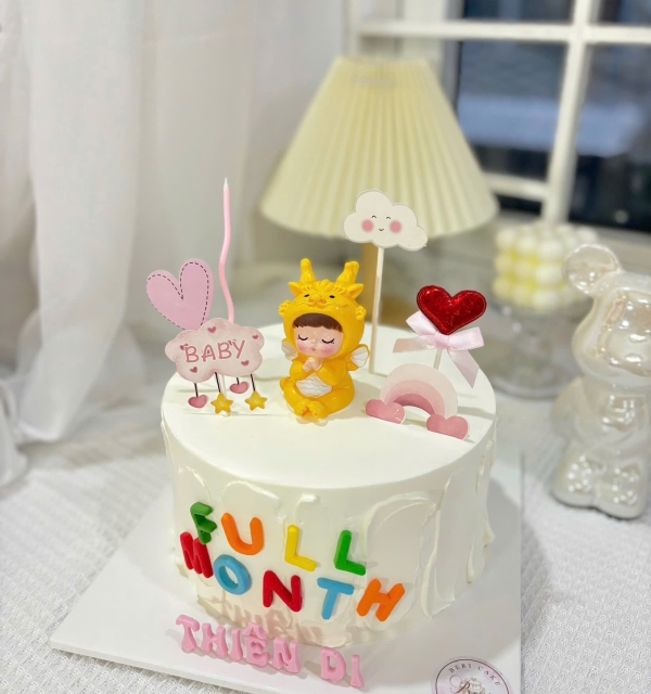 Bánh Kem Trang Trí Phụ Kiện Bé Gái 