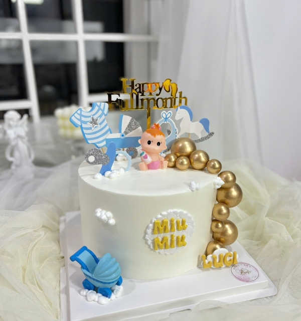 Bánh Kem Trang Trí Phụ Kiện Bé Trai