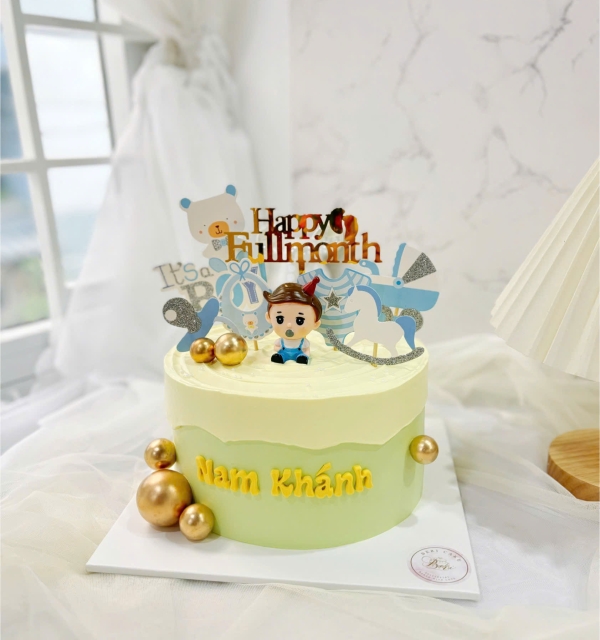 Bánh Kem Trang Trí Phụ Kiện Bé Trai