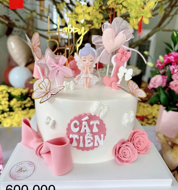 Bánh Kem Trang Trí Phụ Kiện Bé Gái 