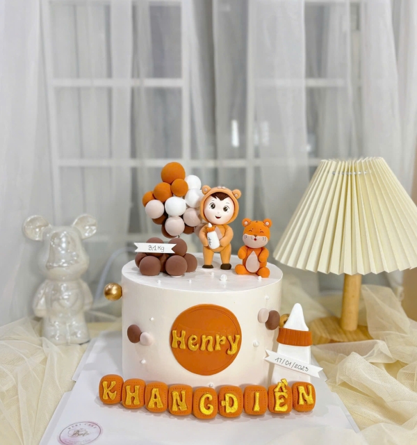 Bánh Kem Tạo Hình Bé Trai