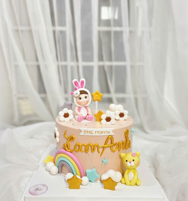 Bánh Kem Tạo Hình Bé Gái
