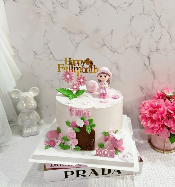 Bánh Kem Tạo Hình Bé Gái