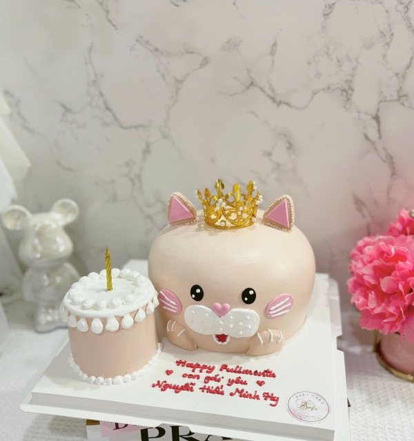 Bánh Kem Tạo Hình Bé Gái